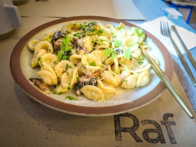 Pasta at RAF Cafe in Funan 