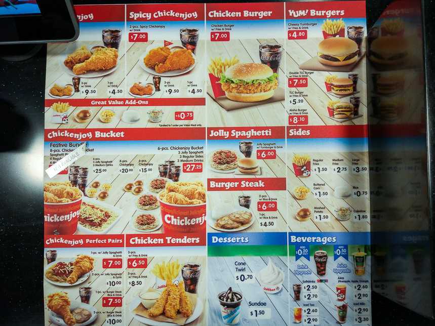 Junbee Menu New Jollibee branch in Suntec City - The Ordinary Patrons