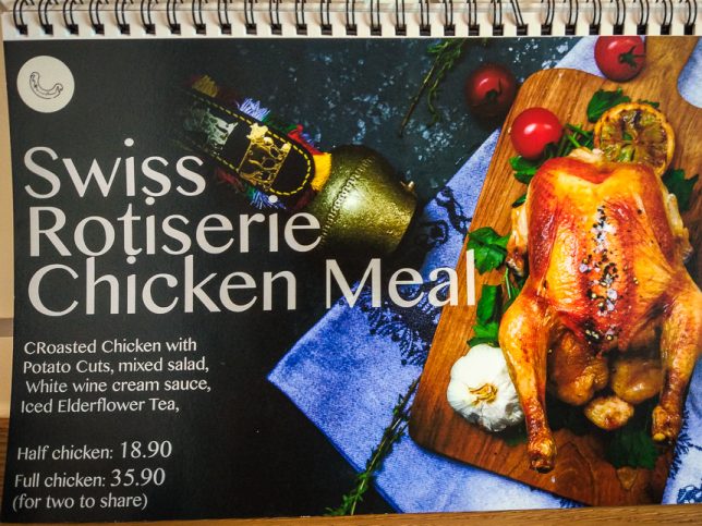 Wursthans Meals Menu