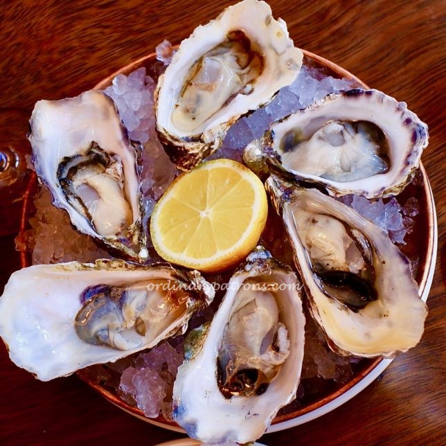 Oysters at Hawksmoor Edinburgh