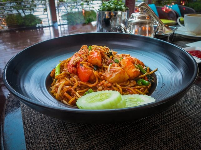 Mee Goreng at Landing Point Fullerton Bay Hotel