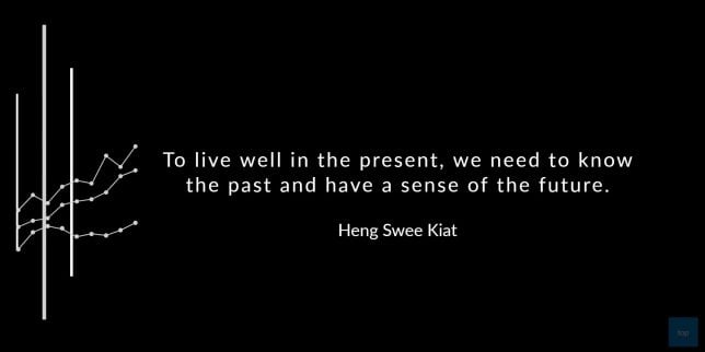 To live well in the present, we need to know the past and have a sense of the future. - Heng Swee Kiat   quote