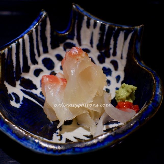 Oku Restaurant Gion Kyoto Dinner 2020 Sashimi