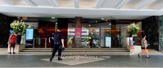 Singapore restaurants with driveway collection for takeaways
