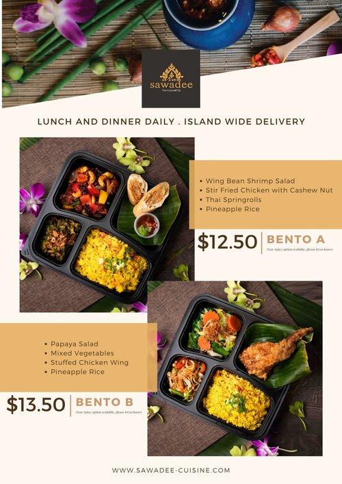 Sawadee Thai Cuisine Menu