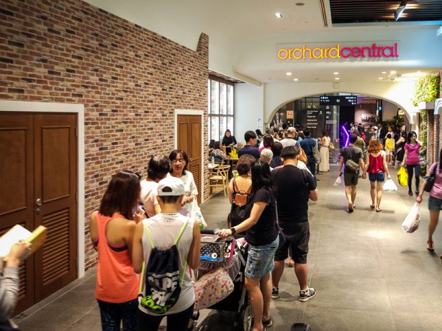 Orchard Central  linked by underpass to The Centrepoint.