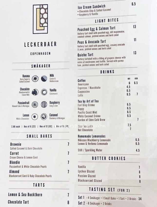 Leckerbaer Singapore @ Isetan Scotts Menu