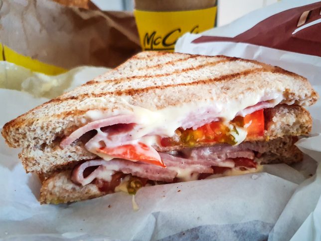 Sandwiches from at McCafé