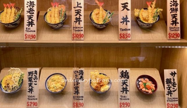 Tempura Tendon Tenya Singapore Orchard Central