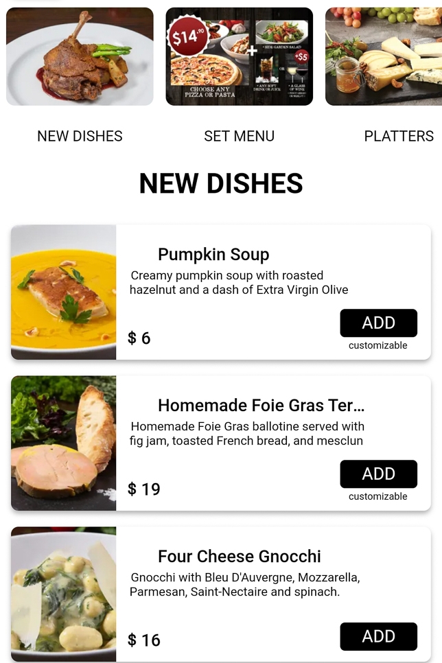 Menu - Wine Connection Bistro PLQ