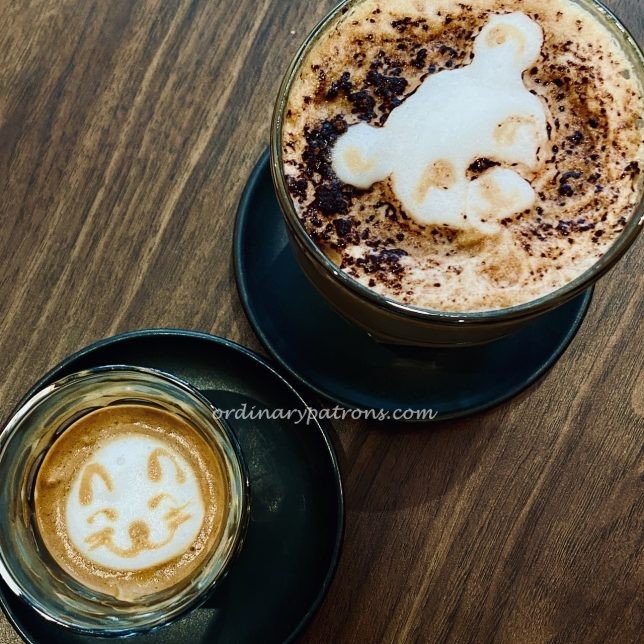 Huggs Coffee cappuccino and machiato