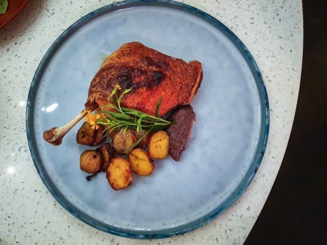 duck confit at The Summerhouse Singapore
