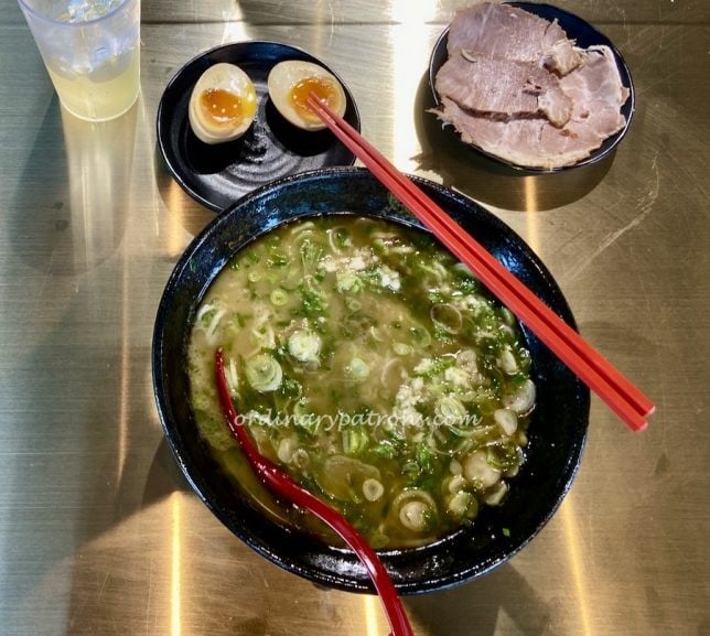 Menbaka Fire Ramen Singapore Orchard Cineleisure Tonkotsu Ramen