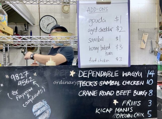 Operation Burger Menu Joo Chiat Coffee Shop Jia Yuen Eating House