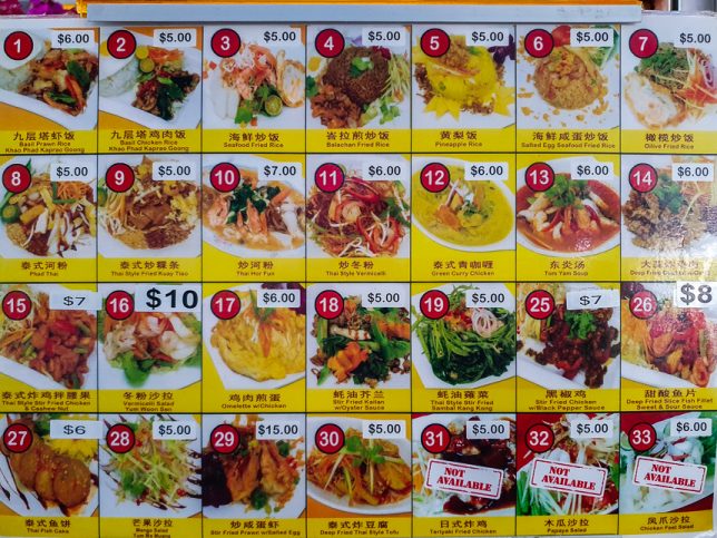 Muen Wang Thai Kitchen Menu