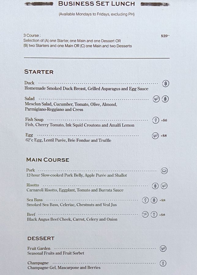 Tablescape Restaurant Set Lunch Review