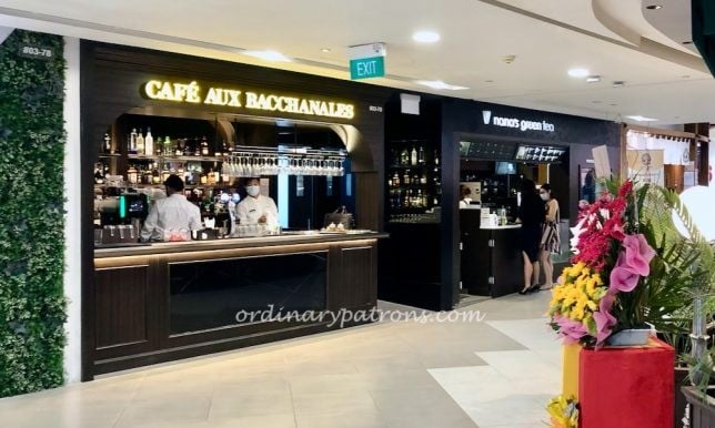 Cafe Aux Bacchanales Singapore Plaza Singapura