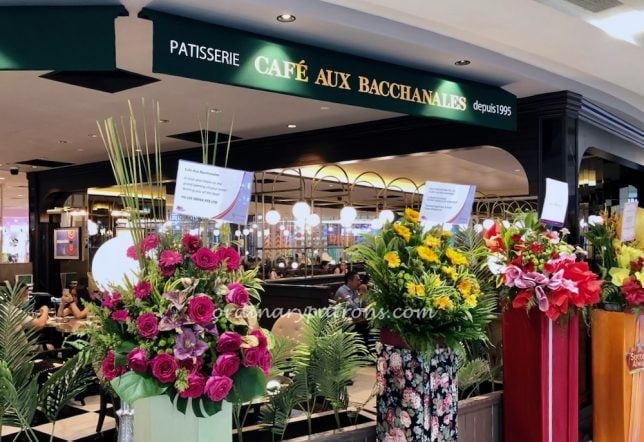 Cafe Aux Bacchanales Singapore Plaza Singapura