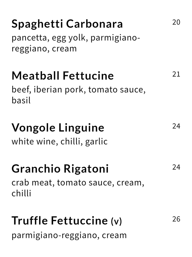 Five Oars Coffee Roasters Menu