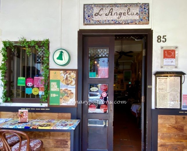 L'Angelus Restaurant Club Street Singapore $28 Set Lunch Review,