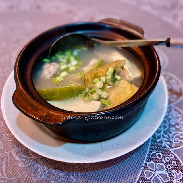 Plum Village Hakka Restaurant in Singapore Yong tau fu