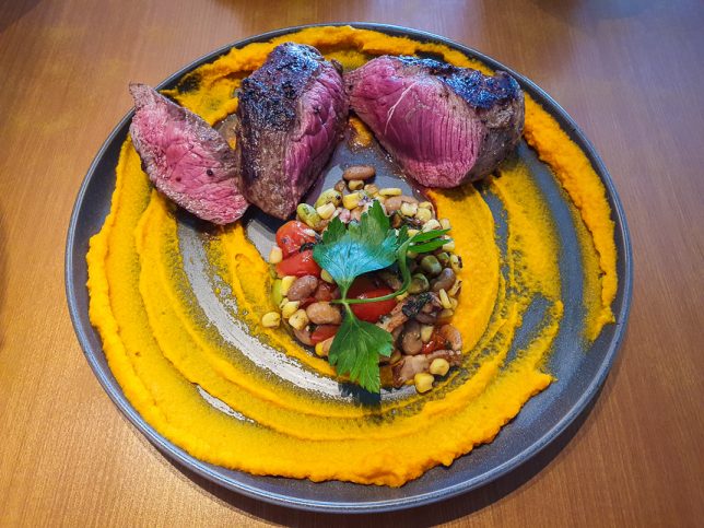 Ponzu Steak at Two Bakers Cafe