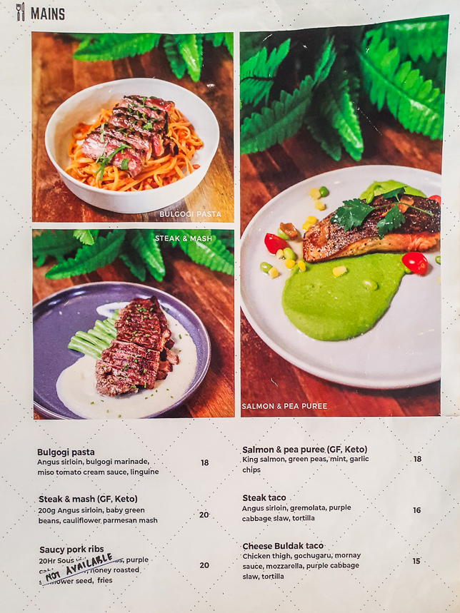 Menu of Two Bakers at Horne Road