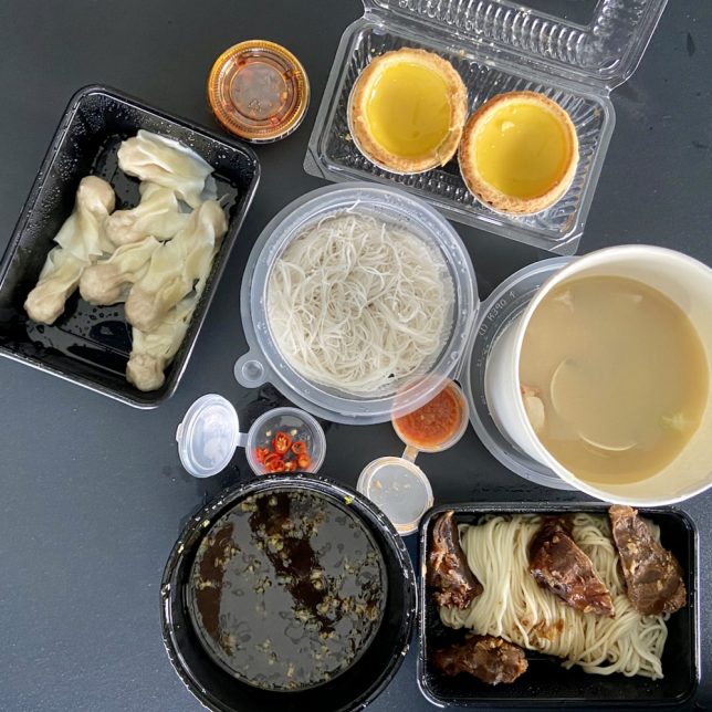 Food Takeaway From Raffles City Basement : Milk Fish, DTF, Tai Chong
