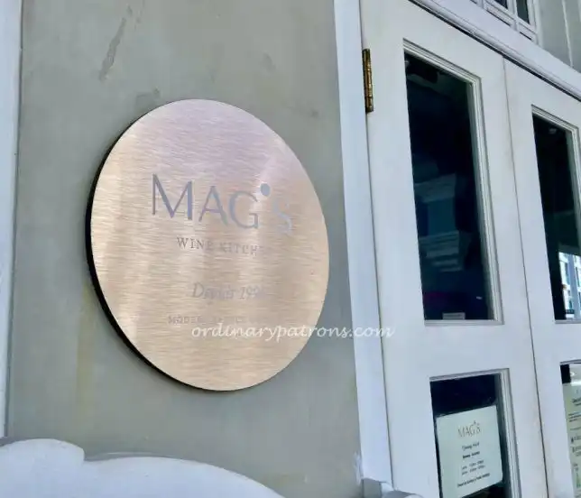 Mag's Wine Kitchen Keong Saik Road Review