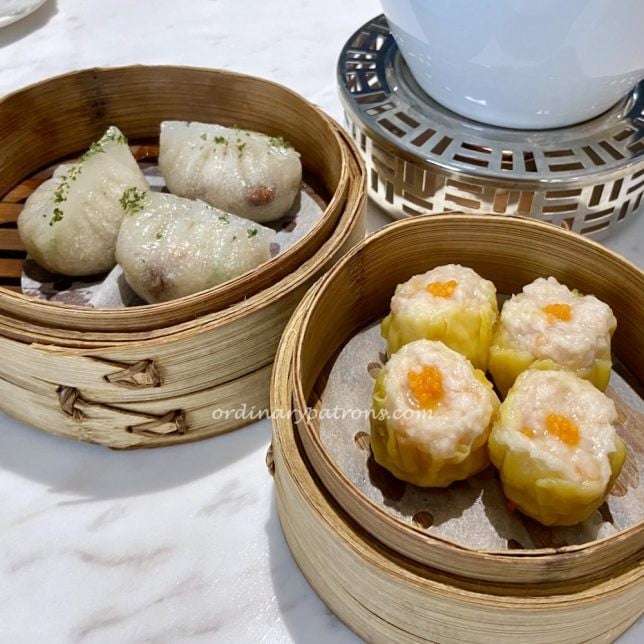 Lunch at new Min Jiang Goodwood Park Chinese restaurant Singapore with pictures of menu, private room, dim sum