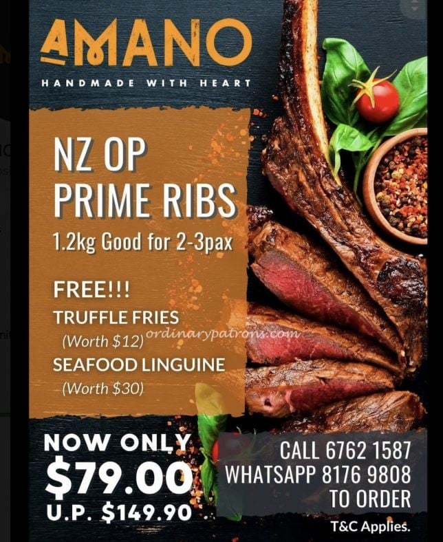 Steak Takeaway Singapore Amano