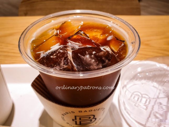 Ice coffee at Paris Baguette Bakery Café in PLQ 
