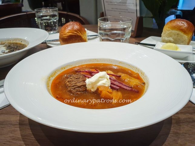 Singapore Borscht Soup - Awfully Chocolate Cafe