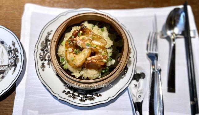 Summer Pavilion Singapore Orchid Lunch Menu Review with pictures of menu and 5 course lunch at Ritz Carlton MIchelin Star Chinese restaurant 