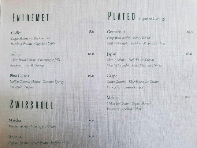 Coexist Coffee Co. desserts menu
