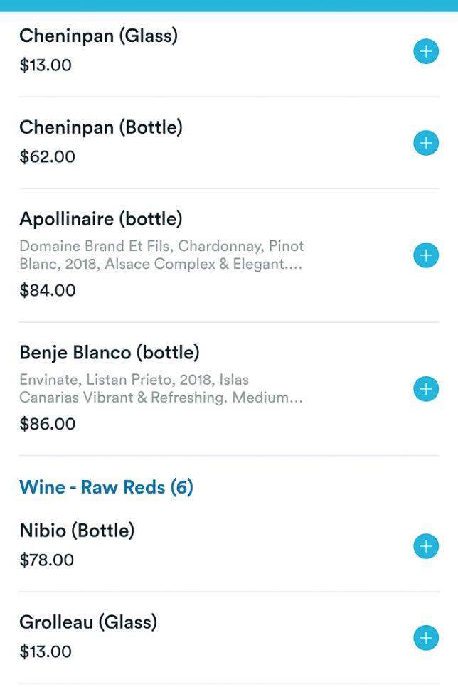 Drinks Menu of Apollo Coffee Bar