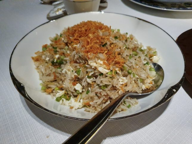 5 ON 25 Sri Lankan crabmeat fried rice  鲜蟹肉蛋白瑶柱炒饭