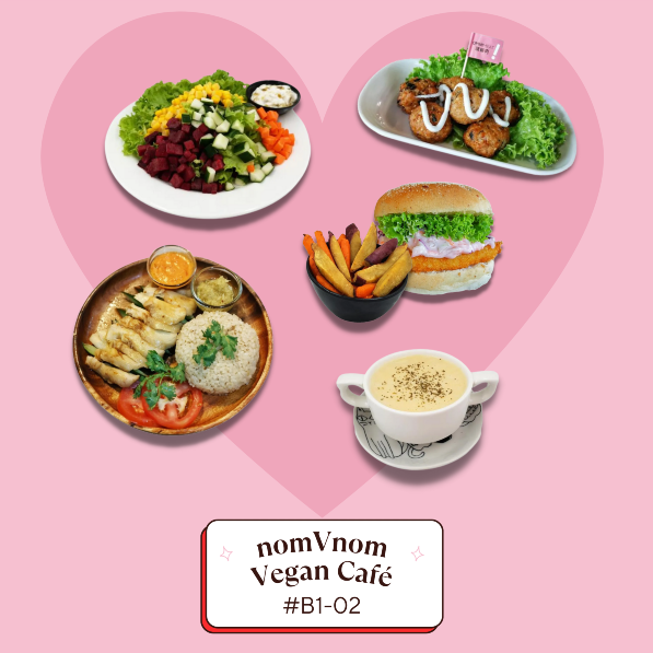 nomVnom Vegan Cafe at 18 Tai Seng