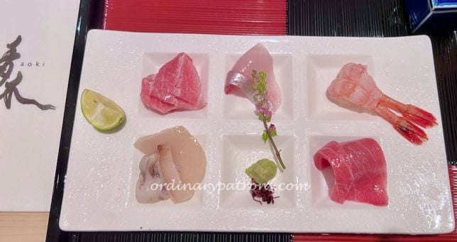 Aoki Restaurant Omakase Lunch Review