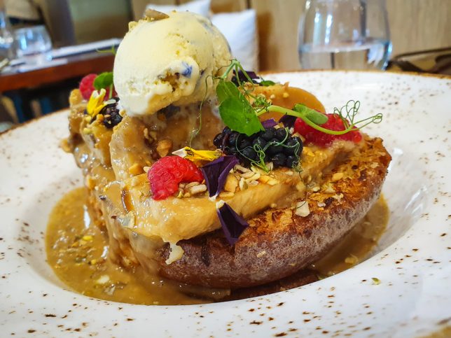 Pengat Pisang French Toast at Hathaway Dempsey