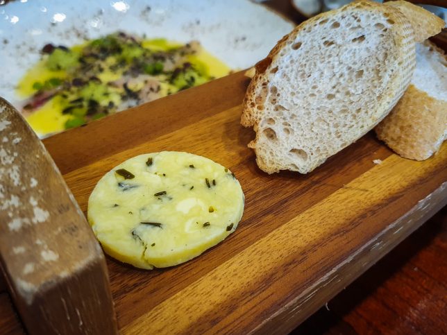 baguette and nori butter at Hathaway Dempsey