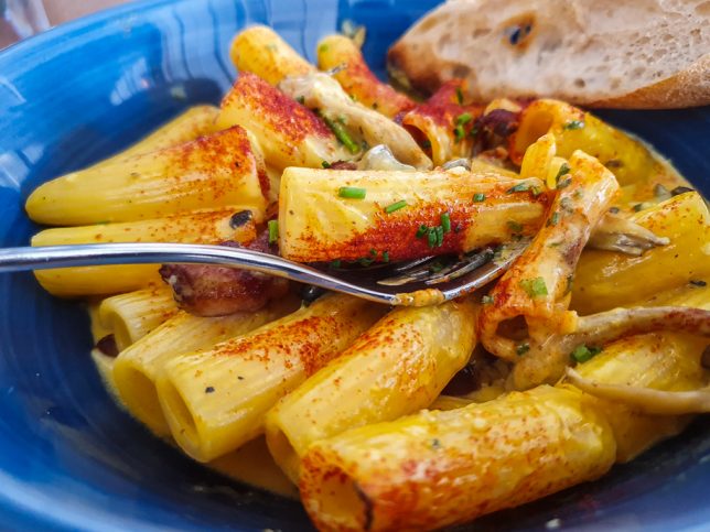 Supernova Cafe - Bacon & Pumpkin Rigatoni  