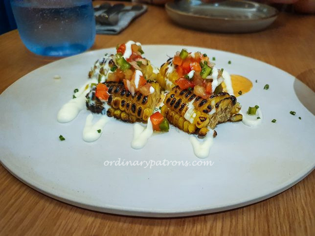 Japanese Grilled Corn at Lumbre Spanish Restaurant