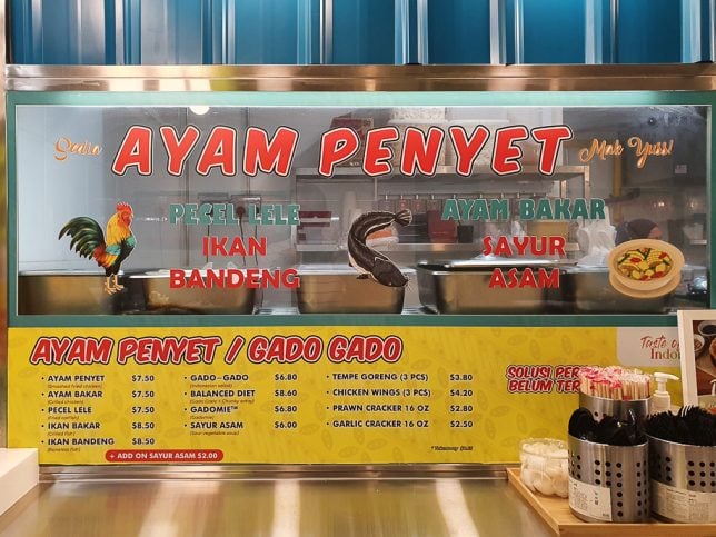 mini food court, Taste of Indonesia, PL Sq