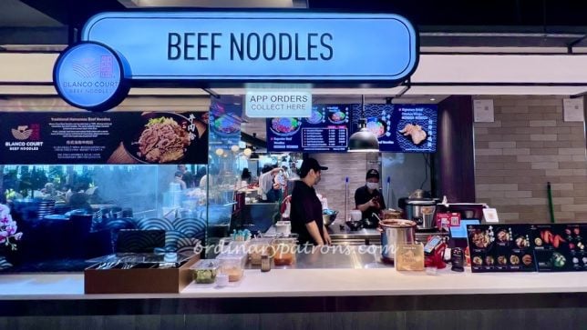 New JEM Kopitiam Food Hall Guide Blanco Court Beef Menus & Prices