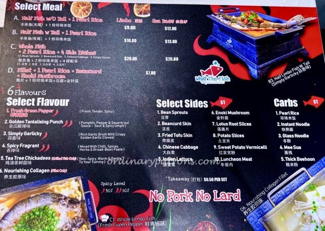 New JEM Kopitiam Food Hall Guide What the Fish Menus & Prices