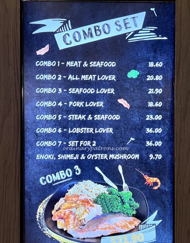 New JEM Kopitiam Food Hall Guide Haven Teppanyaki Menus & Prices