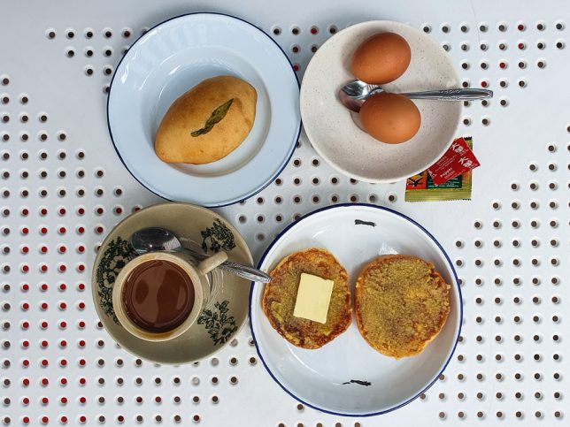 Kaya Toast & Eggs breakfast at CMC