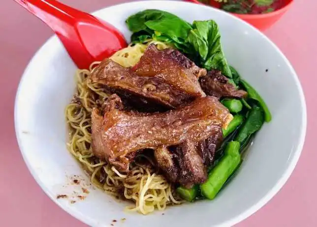 Mei Ling Market Beef Noodles stall Lao Jie Fang ่่กๅ
