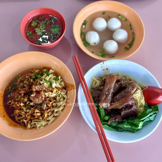 Mei Ling Market Beef Noodles stall Lao Jie Fang 老街坊